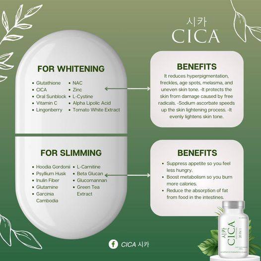 20 in 1 Cica Gluta Slim