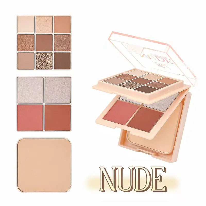 DW 3 Layers Eyeshadow, Face Powder & Blusher Set