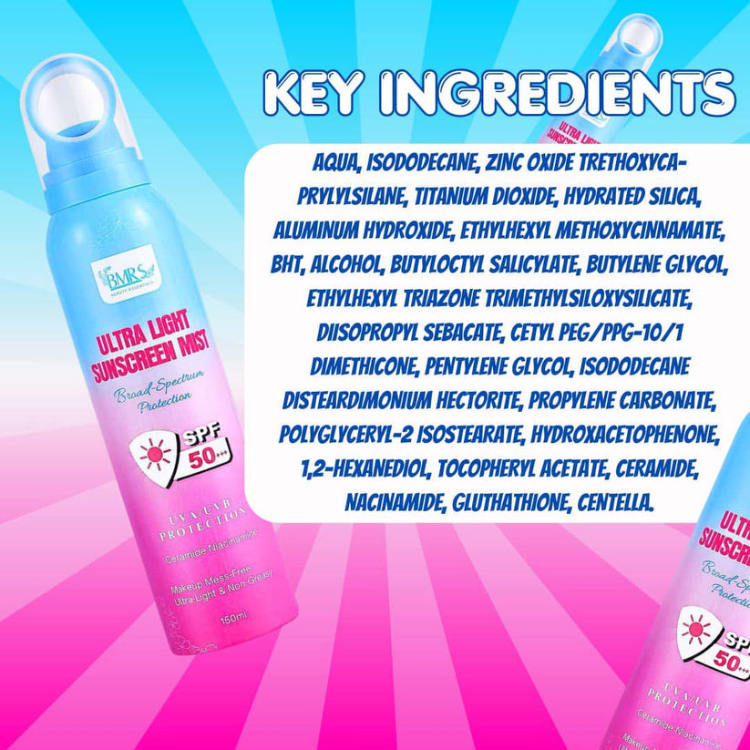BMRS Ultra Light Sunscreen Mist 150ml