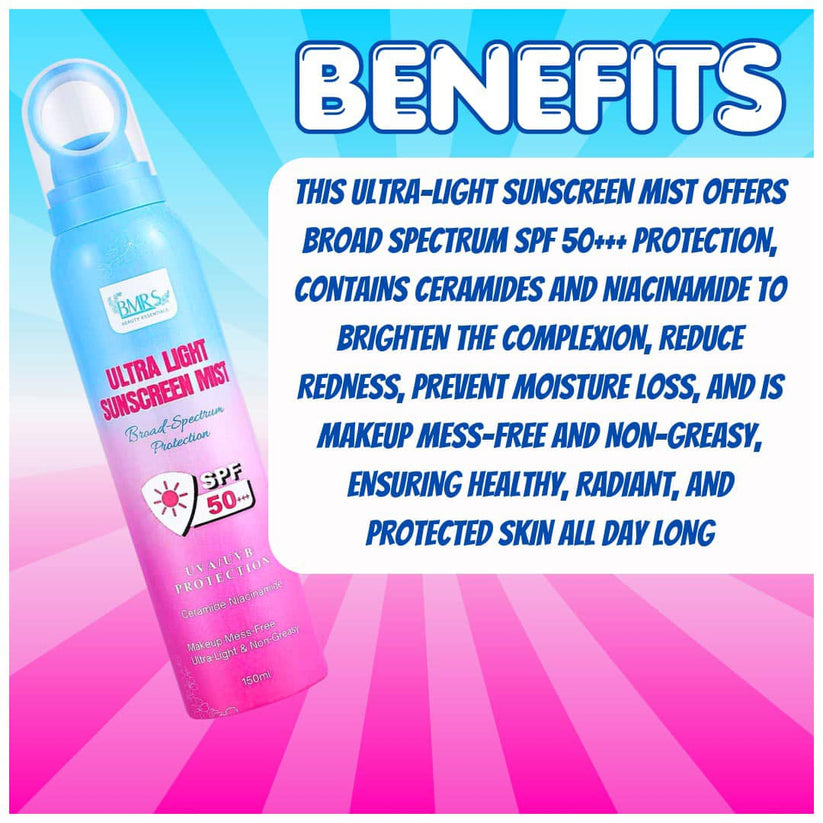 BMRS Ultra Light Sunscreen Mist 150ml