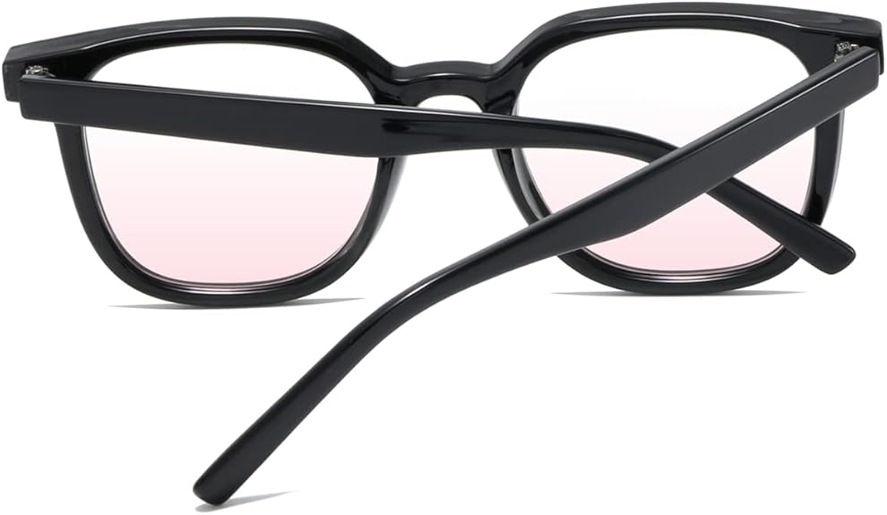New Blush Gradient Glasses for Women's Plain Fashion