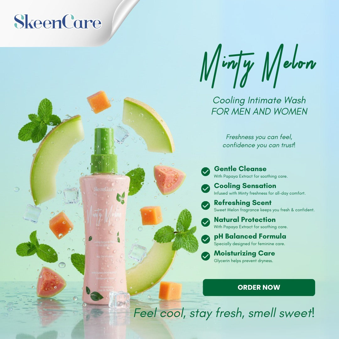 SKEENCARE Minty Melon Intimate Wash for Men & Women