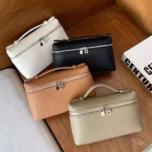 Leather Lunch Box Bag