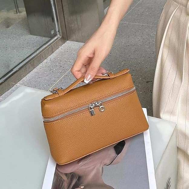 Leather Lunch Box Bag