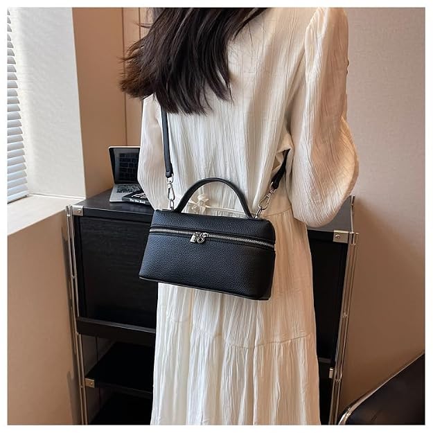 Leather Lunch Box Bag