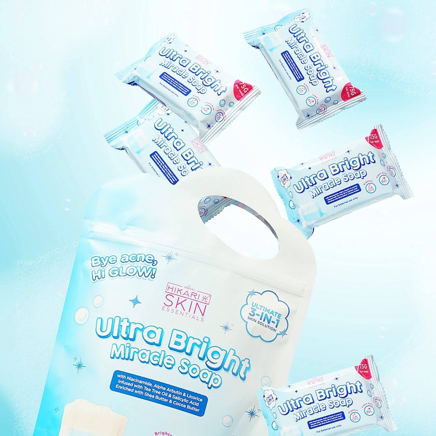 Hikari Skin Essentials: Ultra Bright Miracle Soap