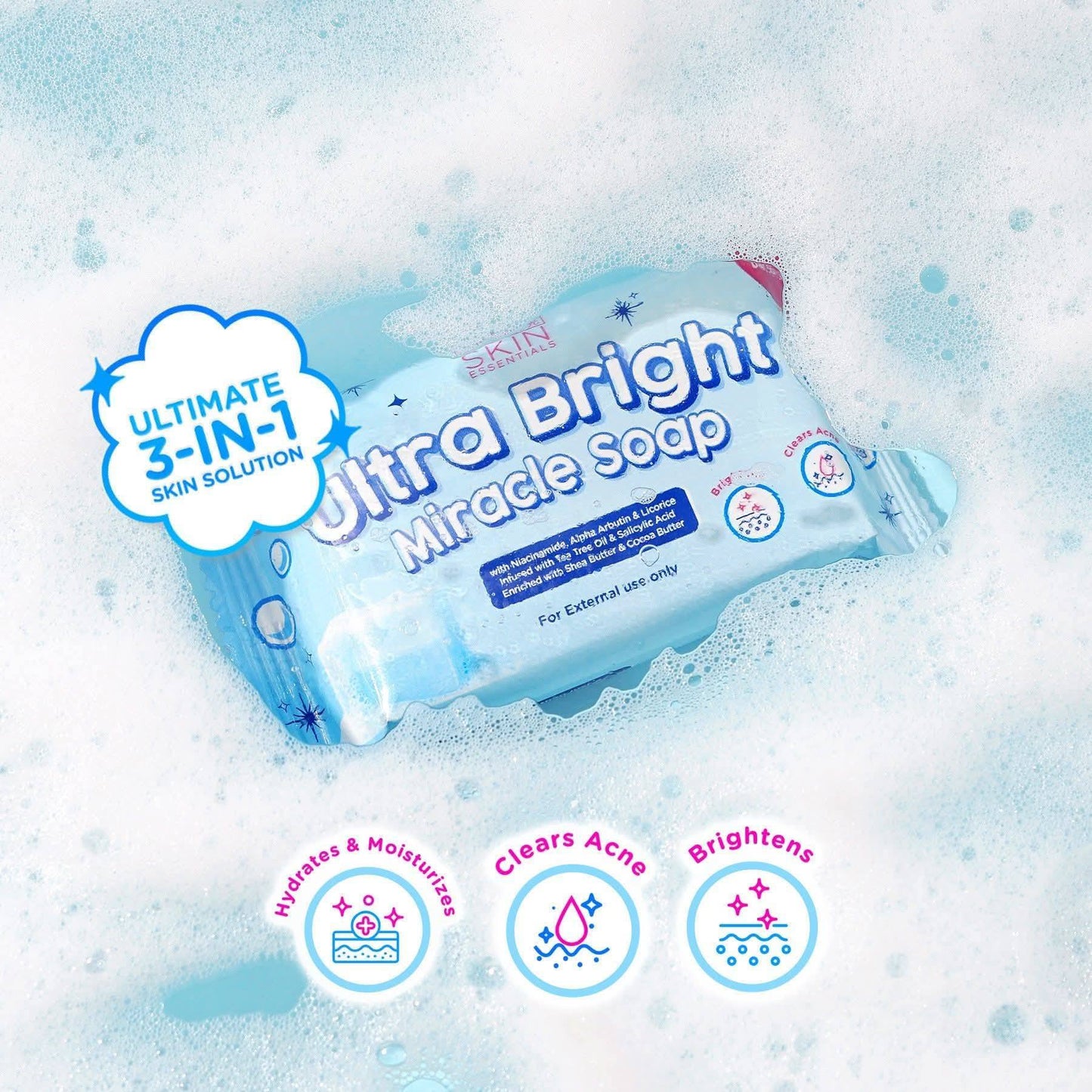 Hikari Skin Essentials: Ultra Bright Miracle Soap