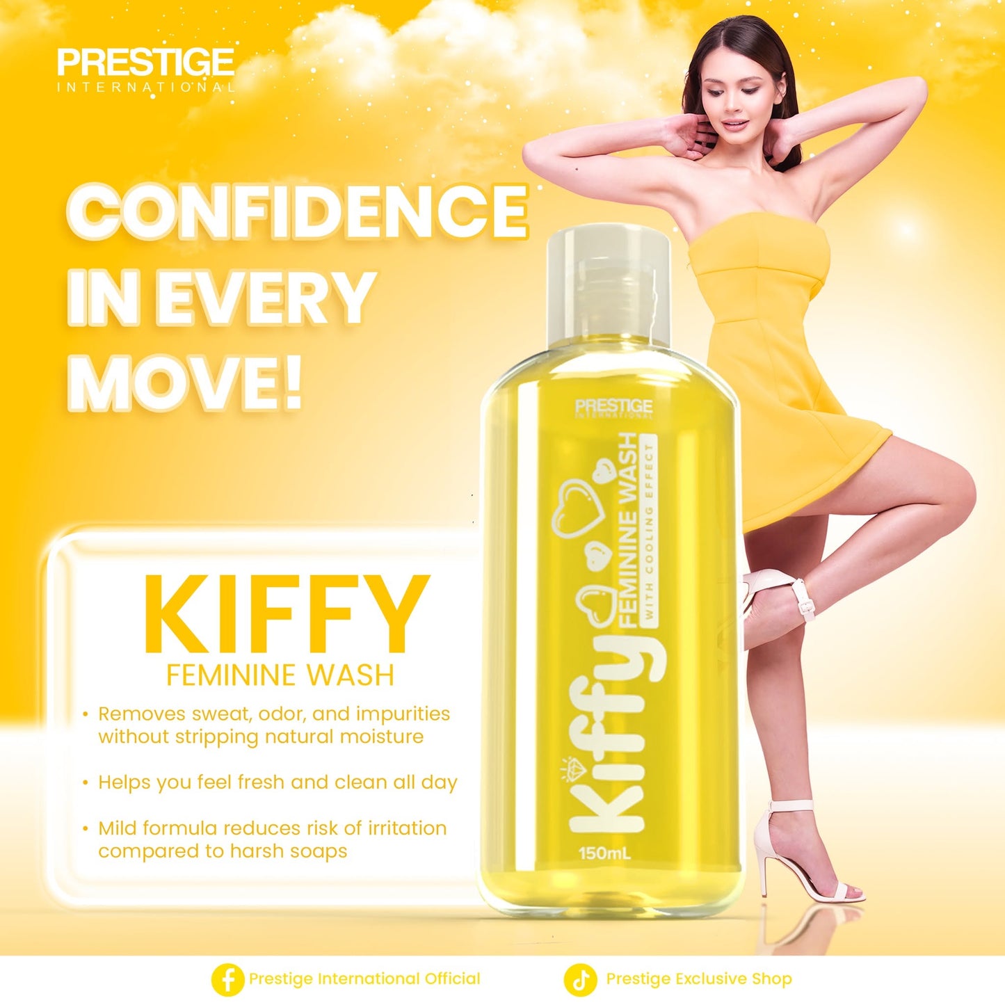 PRESTIGE Kiffy Feminine Wash 150ml