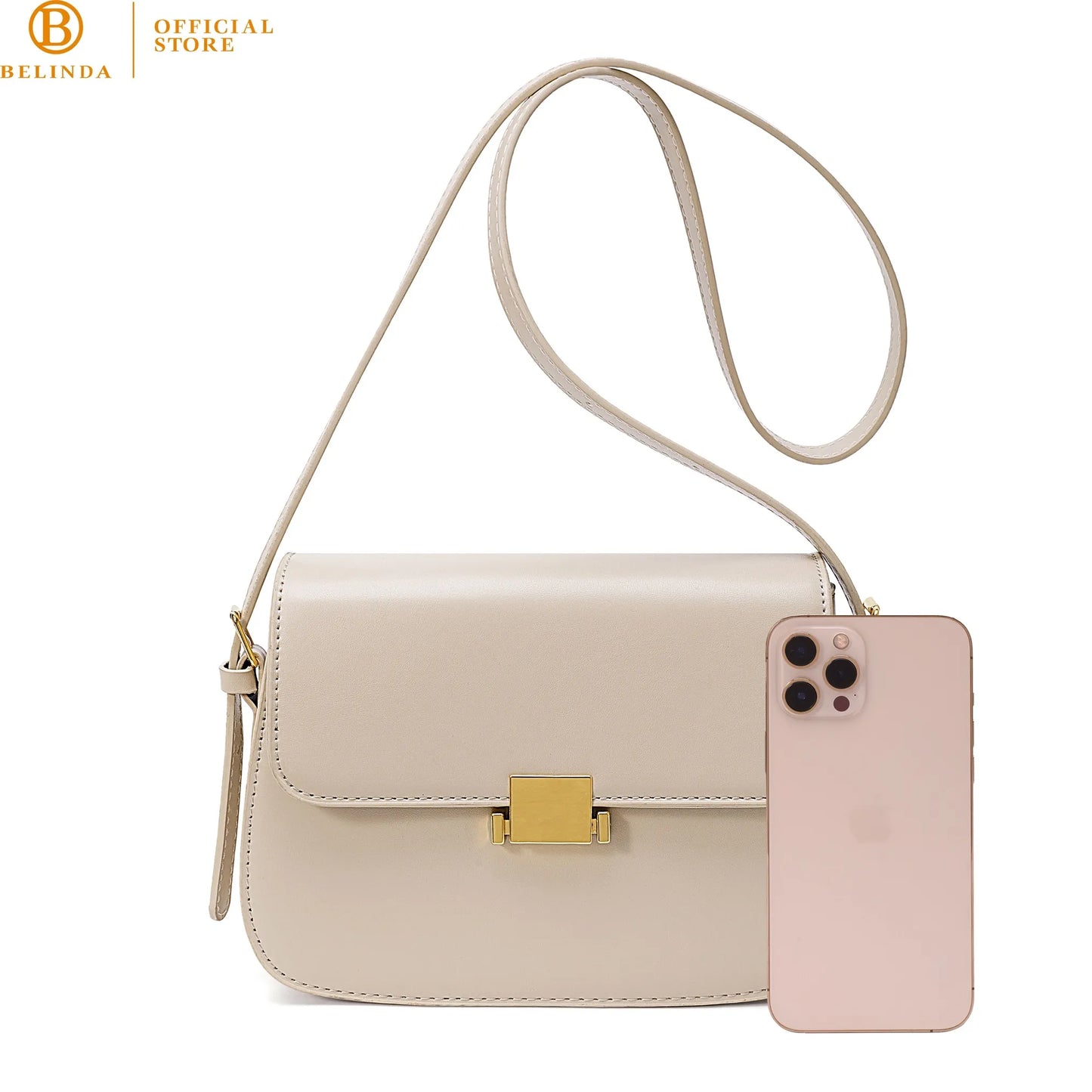 Premier Modern Flap Bag with Adjustable Strap