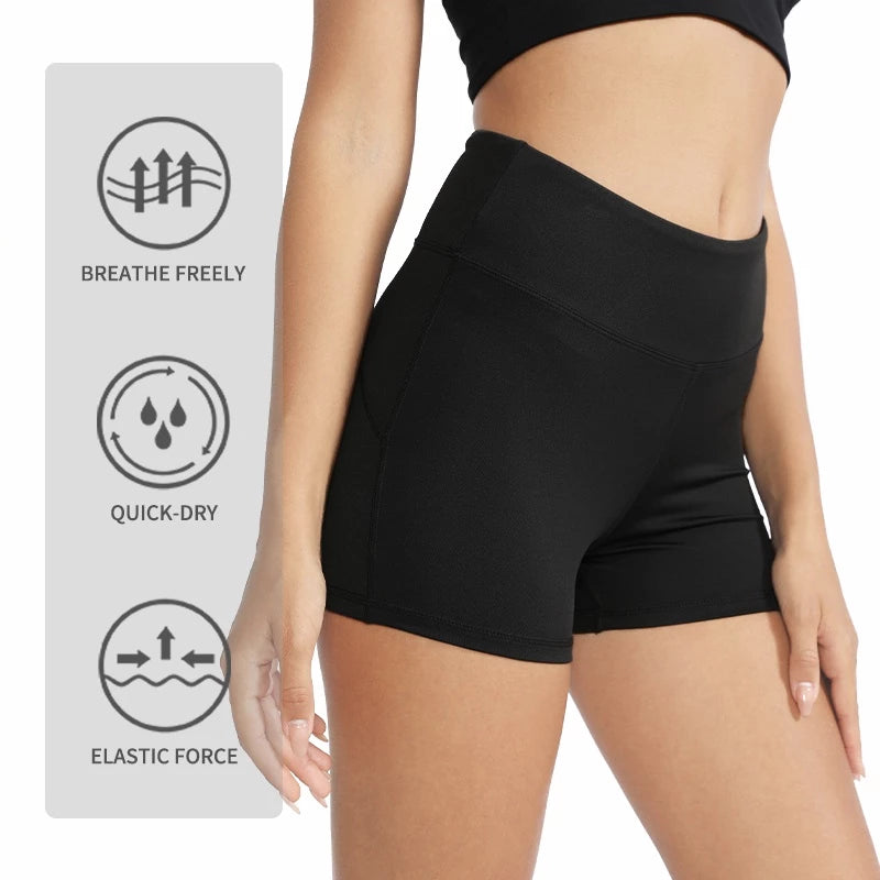High Waist Compression Shorts