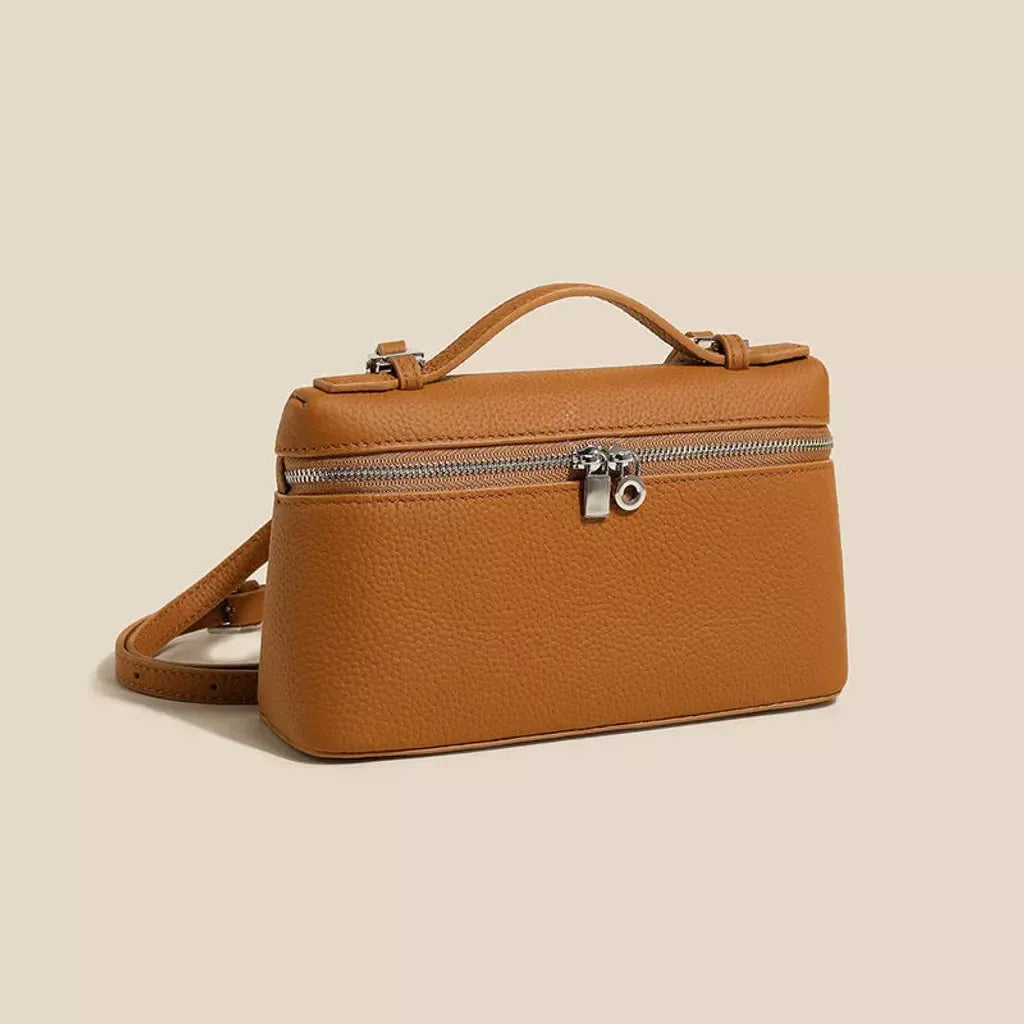 Leather Lunch Box Bag