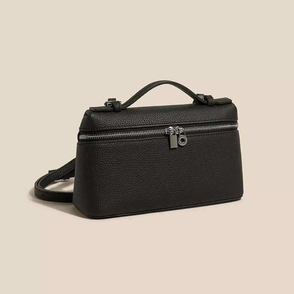 Leather Lunch Box Bag