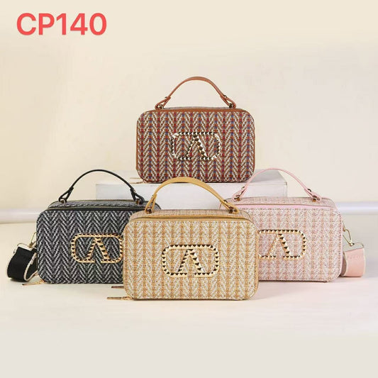 BELINDA Tweed Top Handle Crossbody Bag