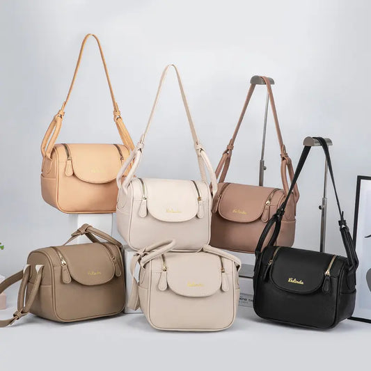 High-end Korean Leather Classy Shoulder Crossbody Bag