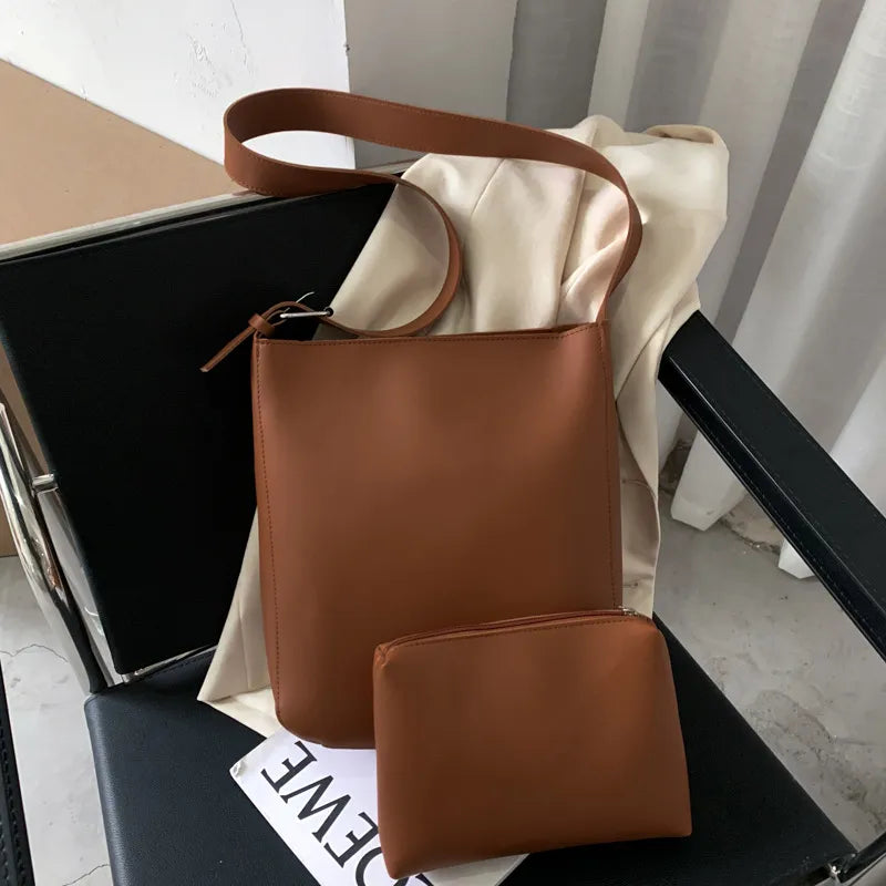 2 IN 1 Retro Bucket Bag