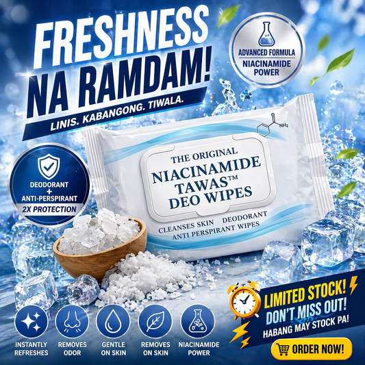 The Original Niacinamide Tawas Deo Wipes