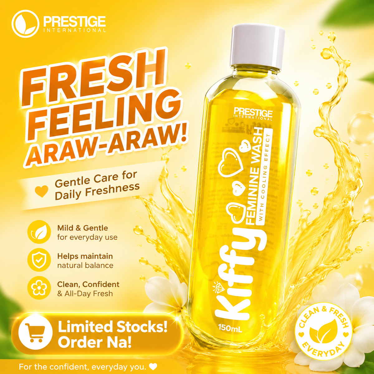 PRESTIGE Kiffy Feminine Wash 150ml