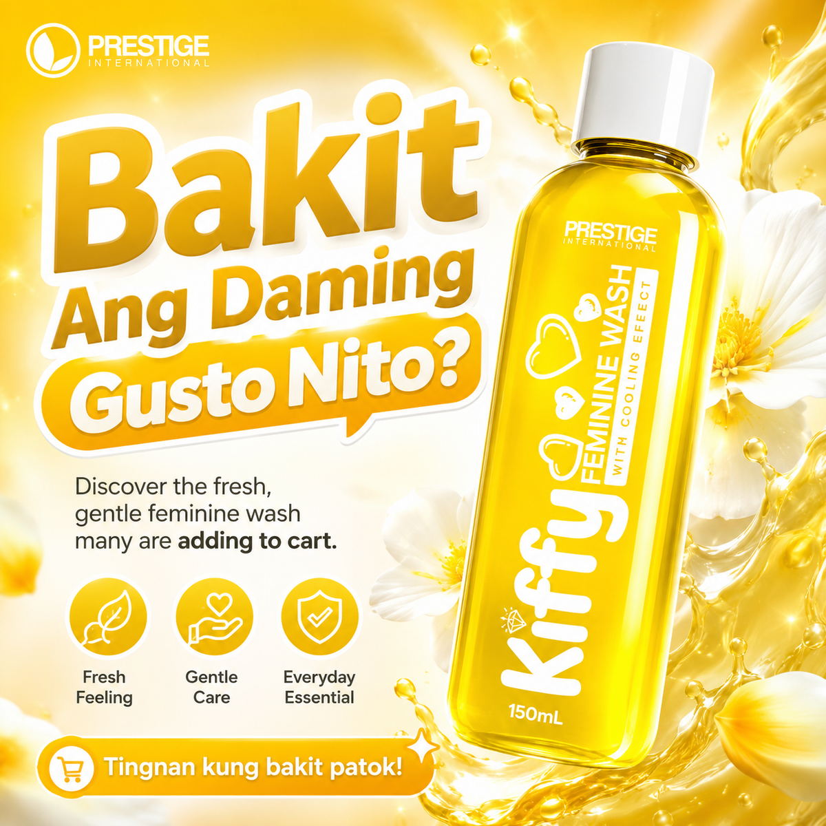 PRESTIGE Kiffy Feminine Wash 150ml