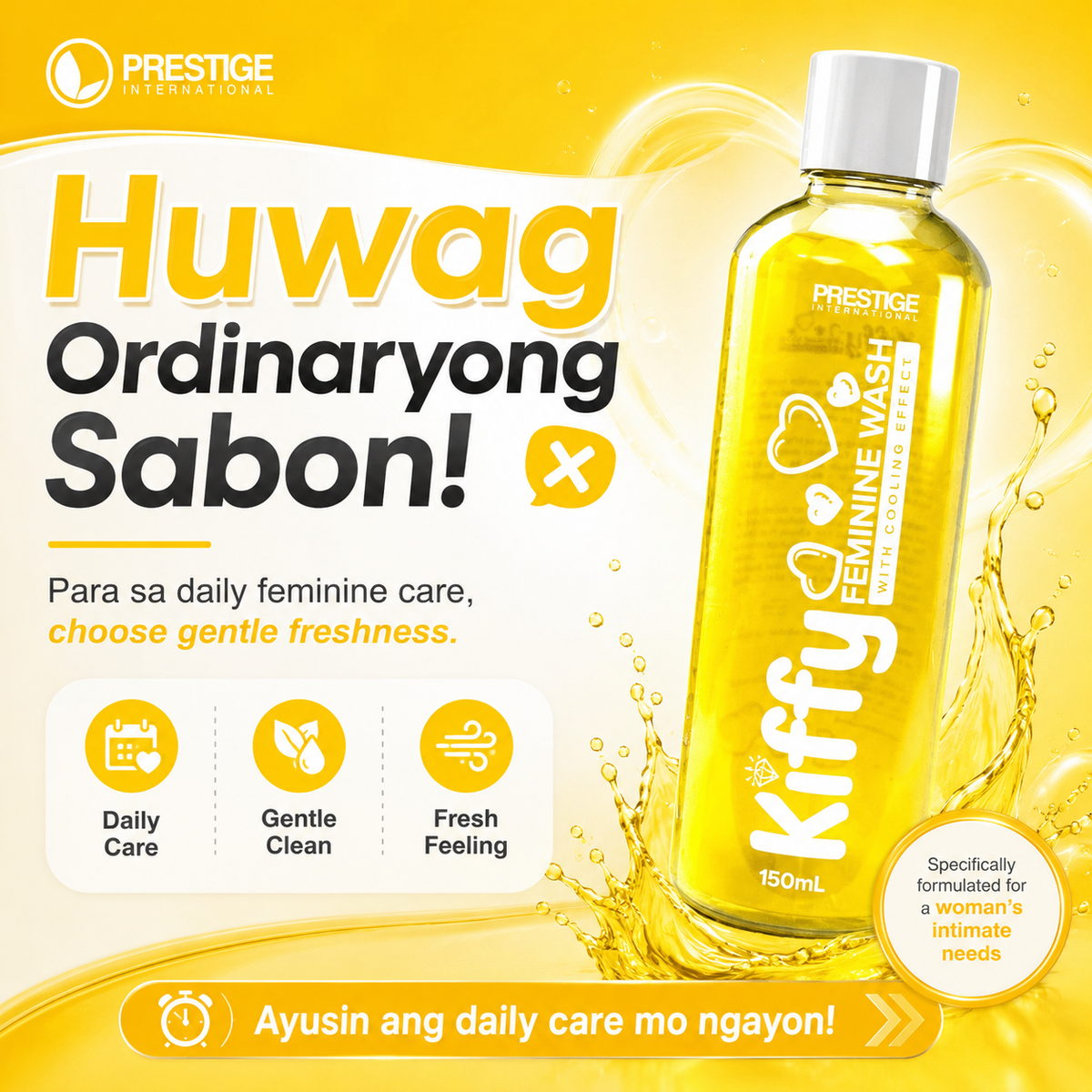 PRESTIGE Kiffy Feminine Wash 150ml