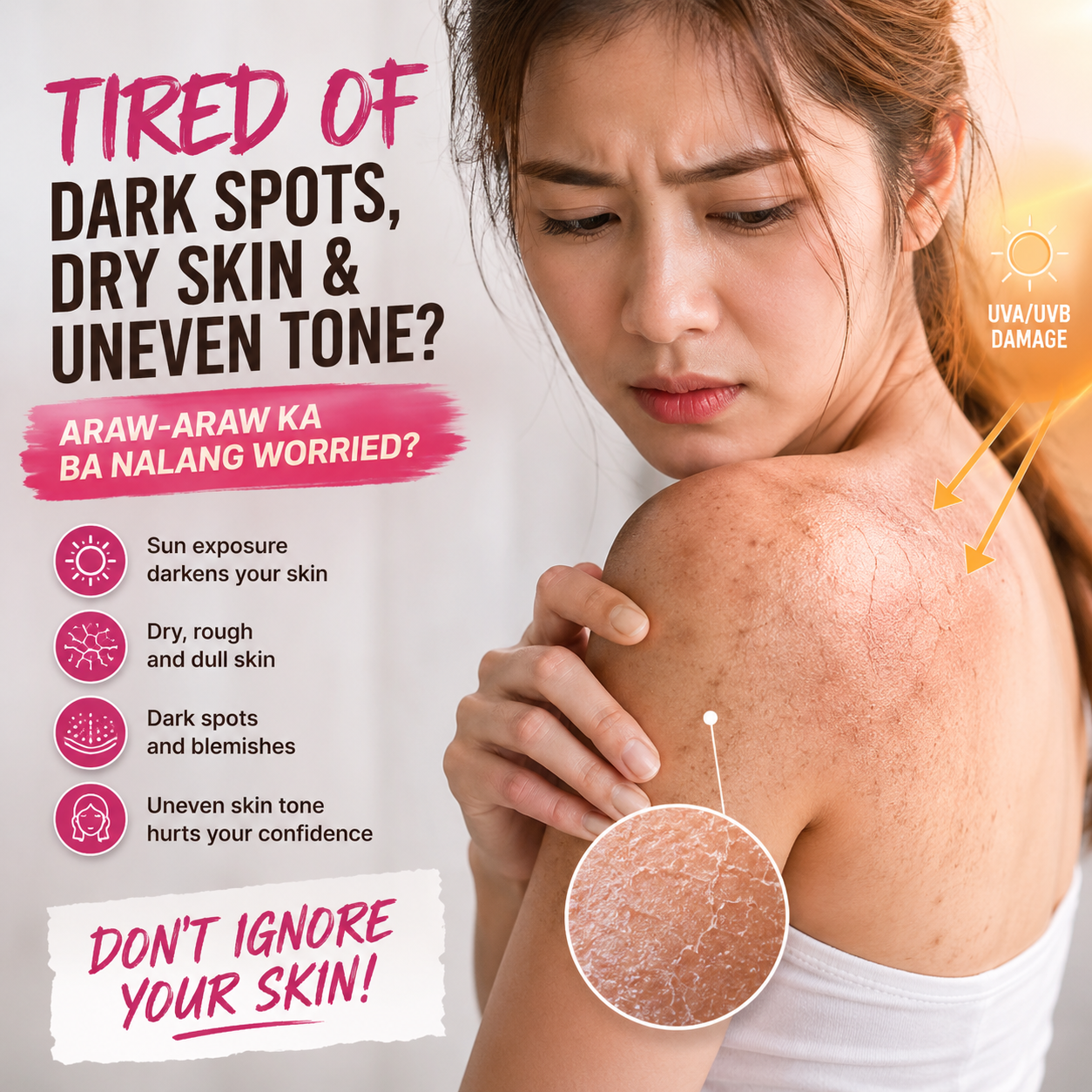 Cuishifan Glutathione Niacinamide + Alpha Arbutin Body Whitening Lotion With SPF 50 PA+++