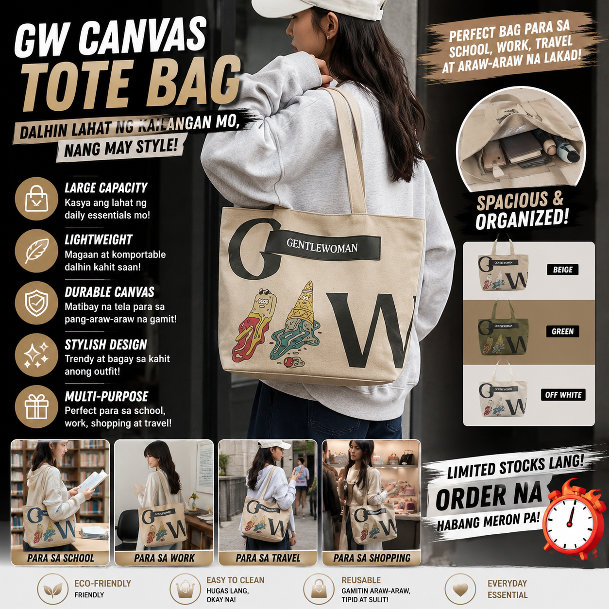 GW Canvas Tote Bag