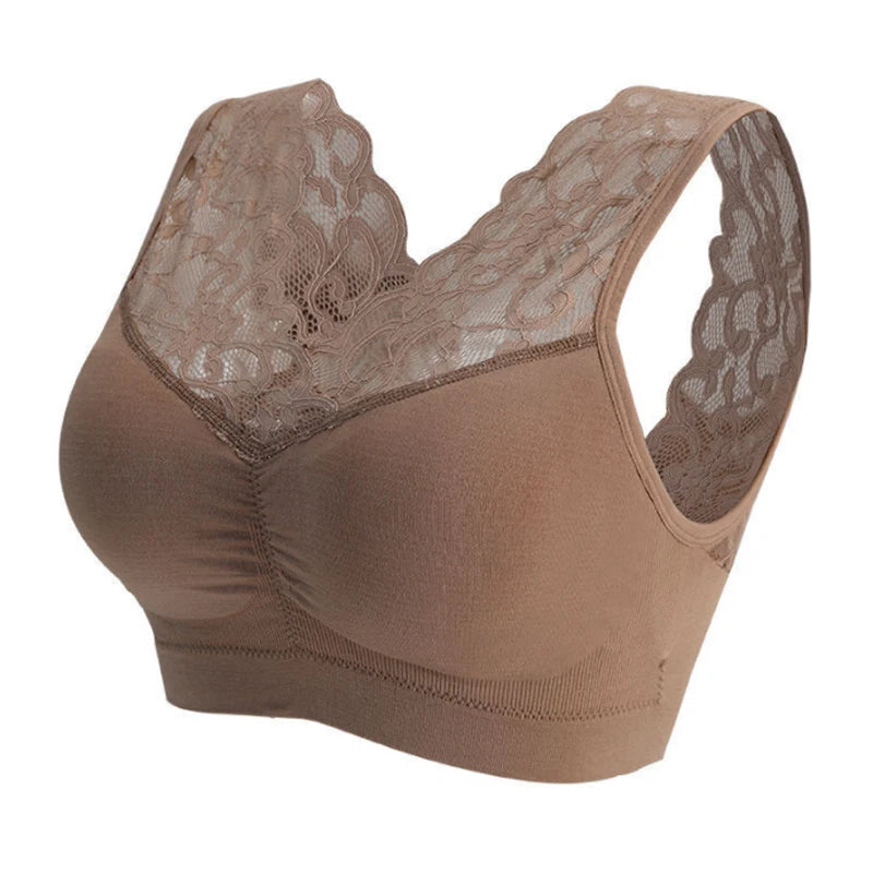 Sexy Lace Seamless Non-wire Bralette