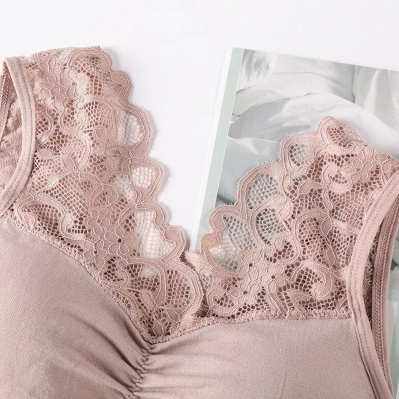 Sexy Lace Seamless Non-wire Bralette