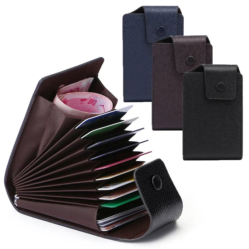 Multi-Card Slot PU Leather Wallet