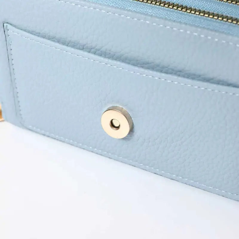 2-IN-1 Double Zipper Long Wallet Bag with Coin Purse