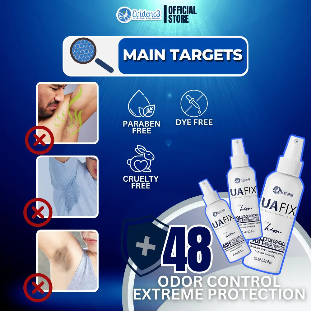 UA FIX Deodorant Spray for Him & Her