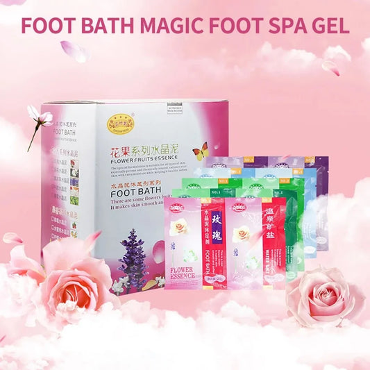 BUY 1 GET 2! Crystal Mud Foot Bath Jelly Salt for Foot Spa
