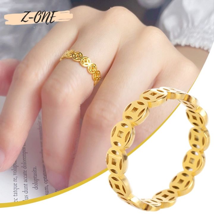 Lucky Charm Money Catcher Gold Ring