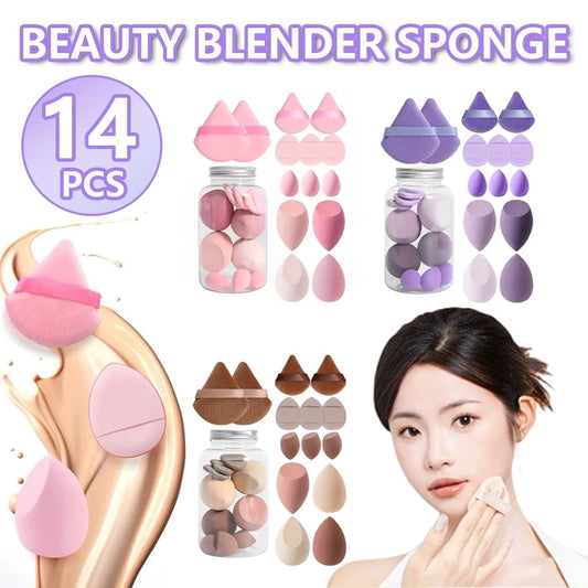 14PCS MAKE UP SPONGE SET