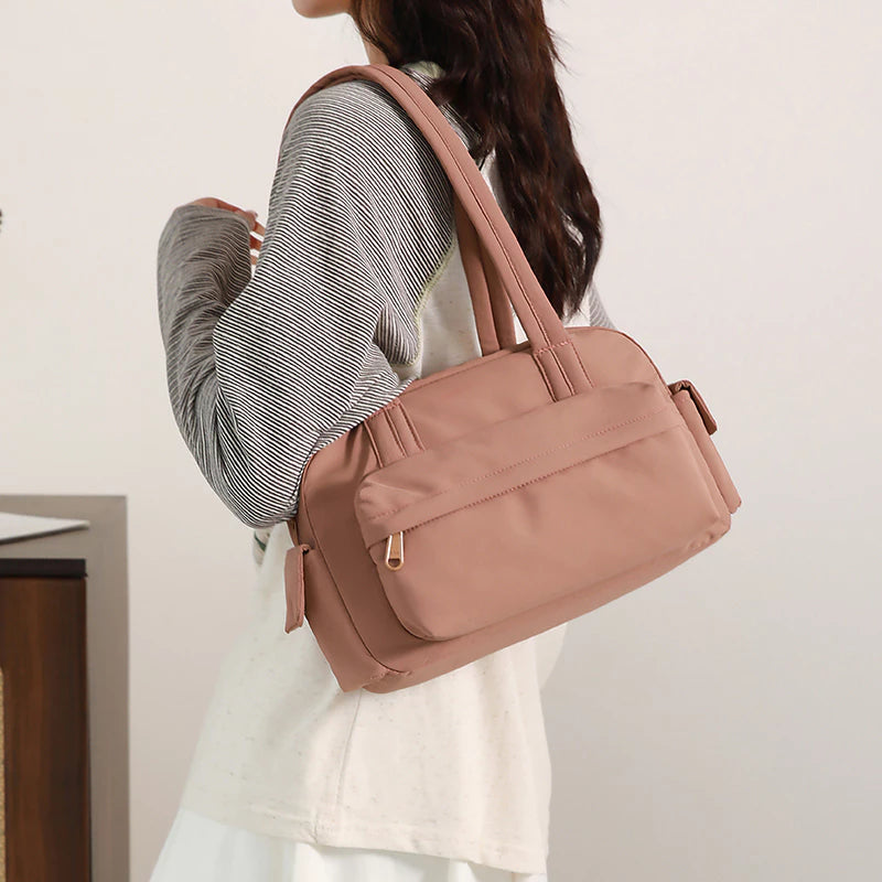 Fashion Nylon Multi Pockets Shoulder Bag
