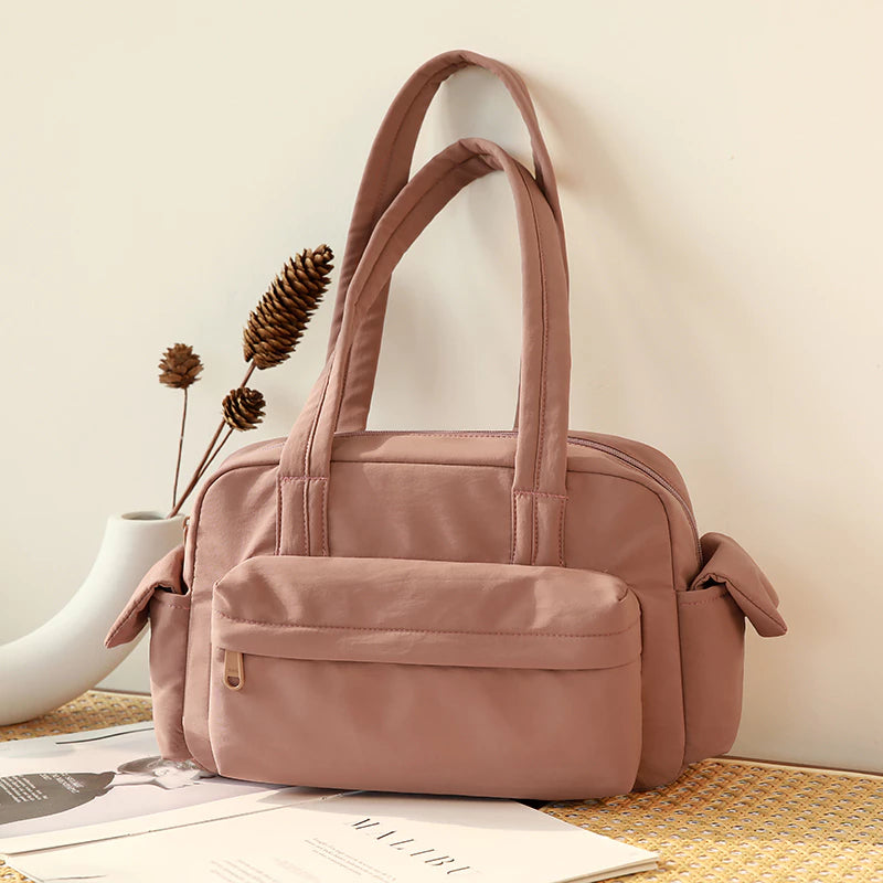 Fashion Nylon Multi Pockets Shoulder Bag