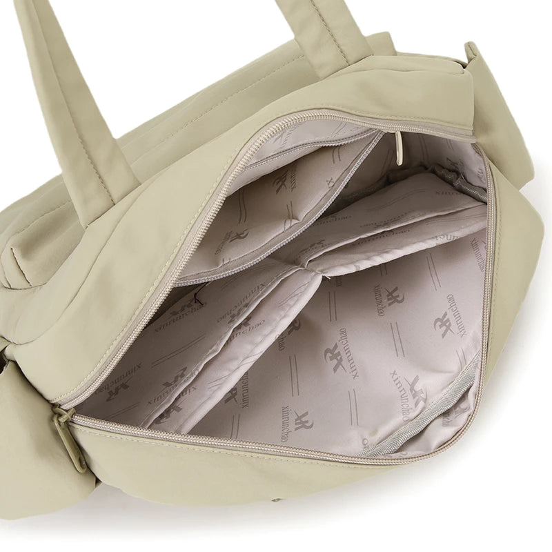 Fashion Nylon Multi Pockets Shoulder Bag