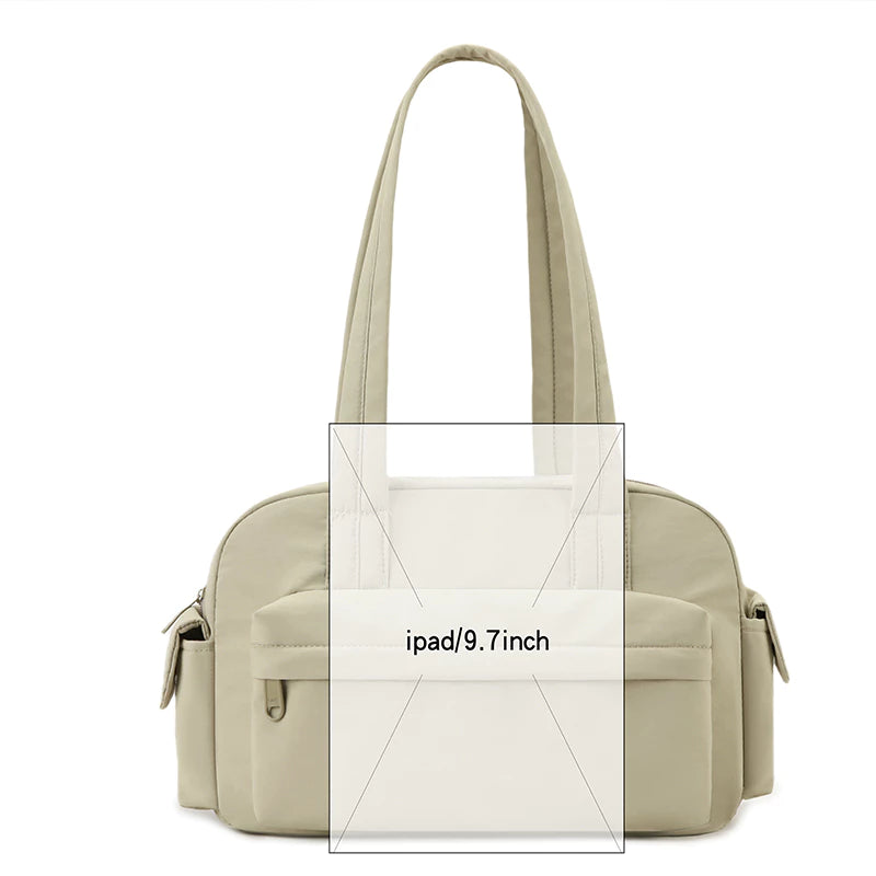 Fashion Nylon Multi Pockets Shoulder Bag