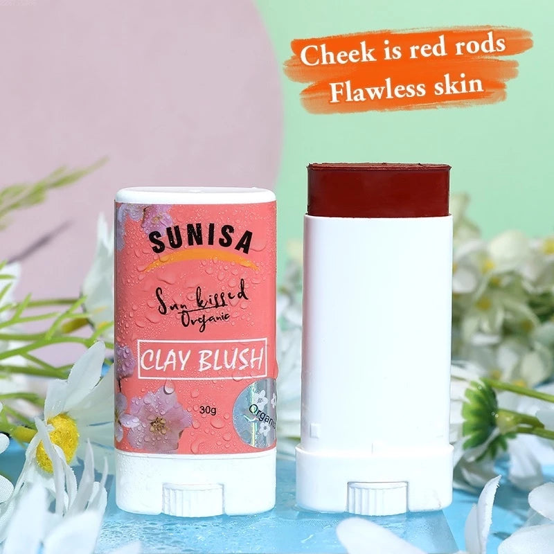 Sunisa Clay Blush with Long Lasting Natural Color 30g