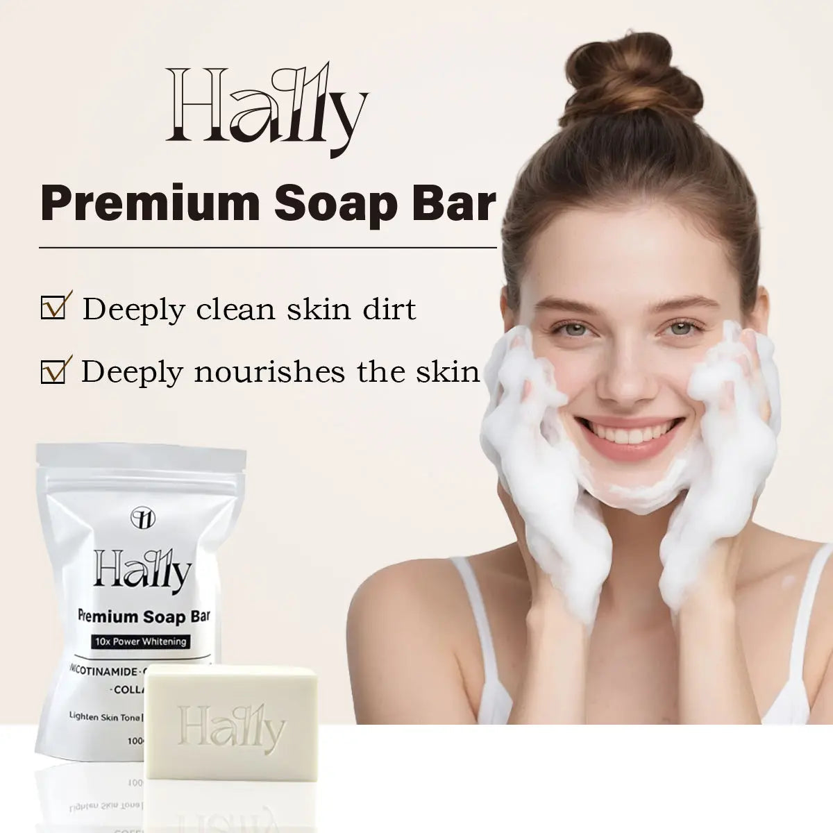 HALLY Premium Soap Bar 100g