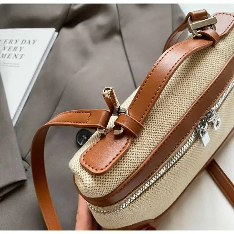 Mini Canvas Vanity Bag