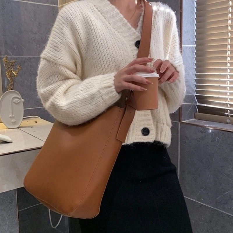 2 IN 1 Retro Bucket Bag