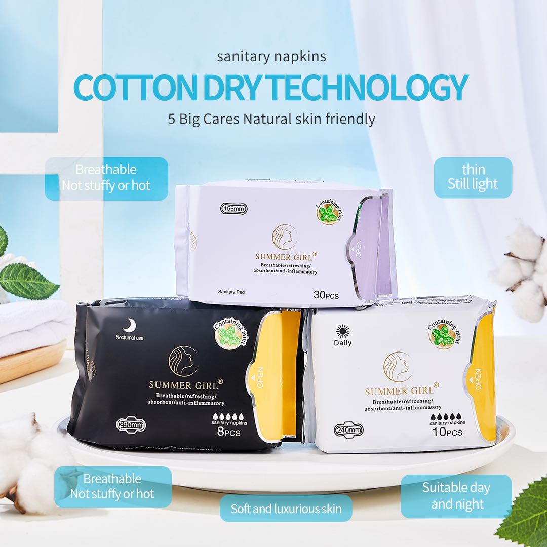 3-in-1 Summer Girl Sanitary Napkin Set