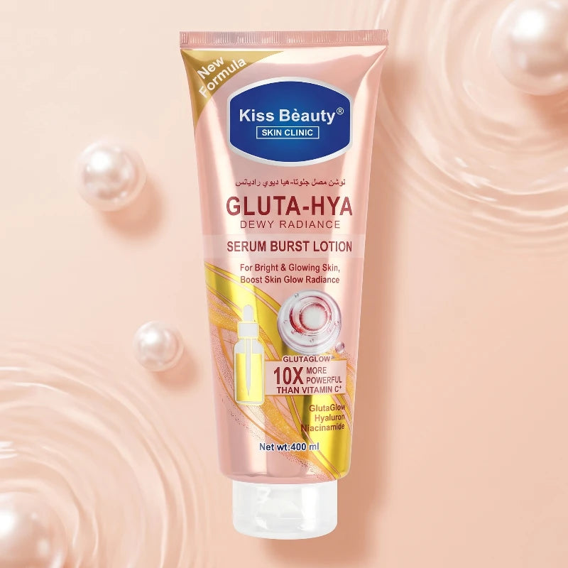 KISS BEAUTY Gluta Hya Dewy Radiance Serum Burst Lotion 400ml