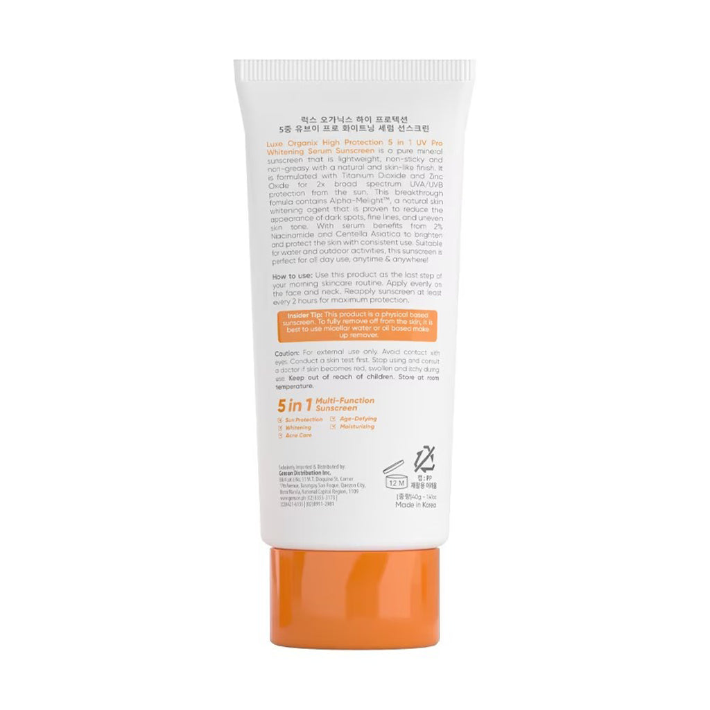 Luxe Organix Serum Sunscreen SPF 100 PA+++ 40g