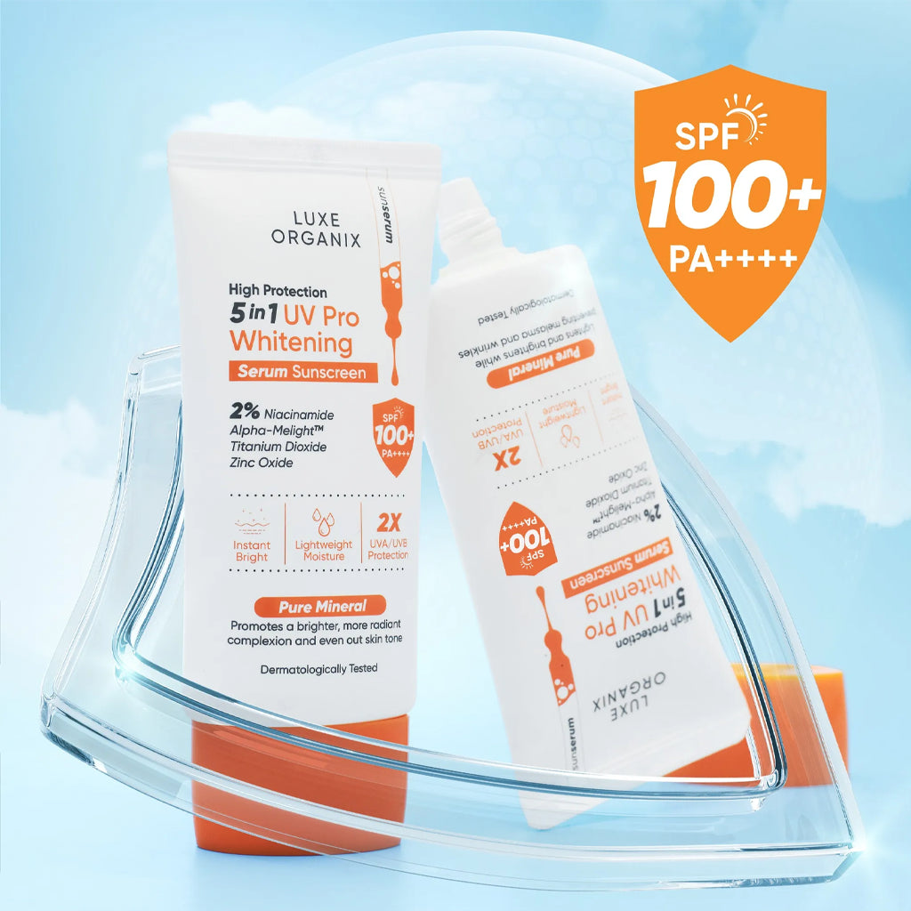 Luxe Organix Serum Sunscreen SPF 100 PA+++ 40g