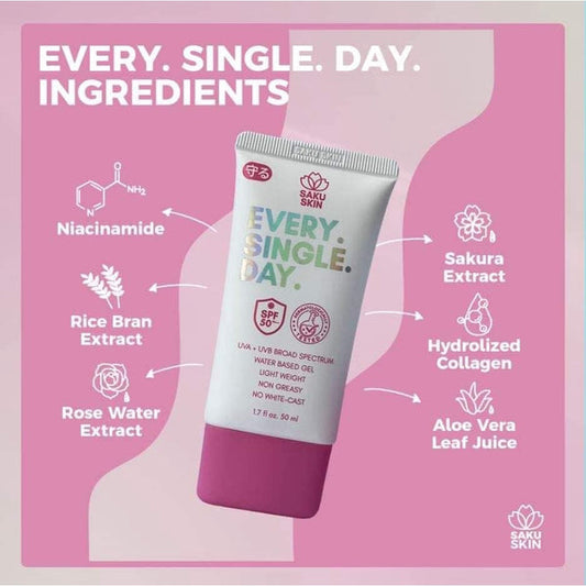 SAKU SKIN Every Single Day Sunscreen