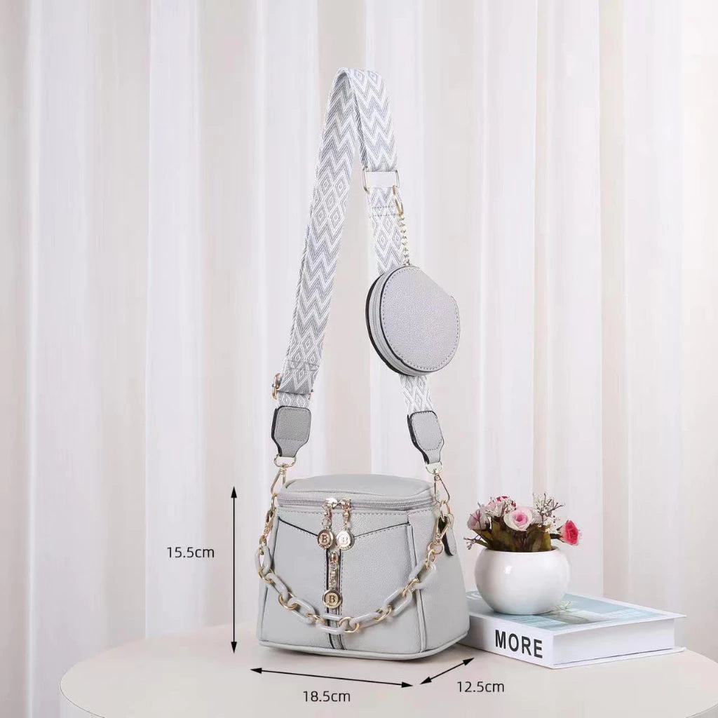 2in1 Cylindrical Bag with Wallet