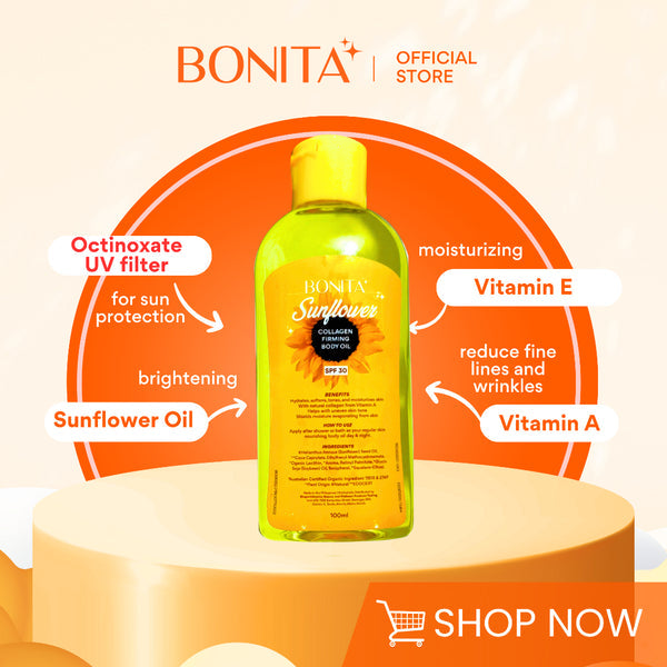 BONITA SUNFLOWER OIL SPF 30 COLLAGEN FIRMING 100ML