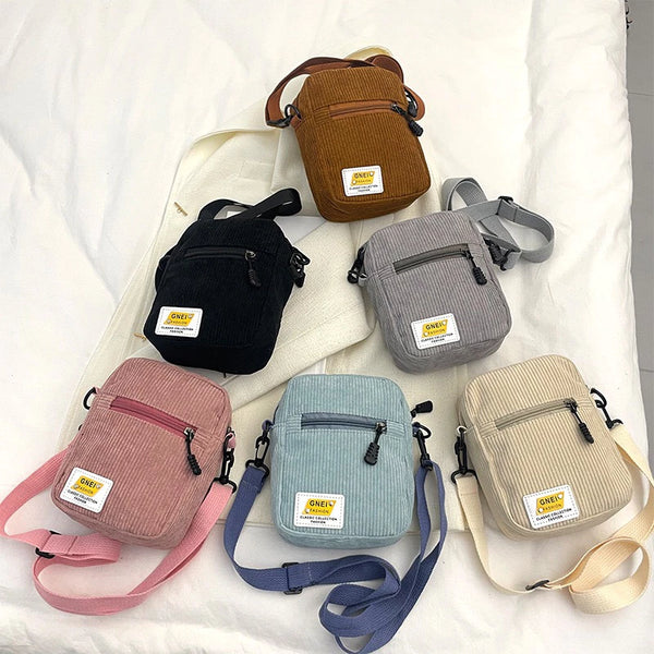 Corduroy Sling Bag