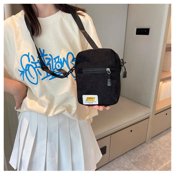 Corduroy Sling Bag